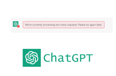 ChatGPT Plus “We’re currently processing too many requests“