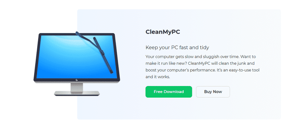 Install CleanMyPC on your PC