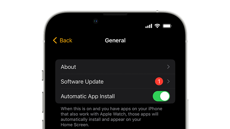 sign in to complete purchase message on Apple Watch